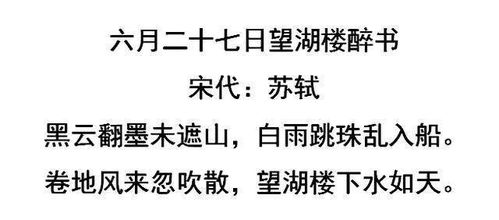 古诗,诗句,描写,大雨